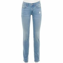 Women's Sonoma Goods For Life® Supersoft Midrise Straight-Leg Jeans -Sonoma Goods For Life Sales 3022856 Light Wash