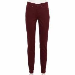 Women's Sonoma Goods For Life® Curvy High-Waisted Skinny Jeans -Sonoma Goods For Life Sales 4342530 Aged Wine