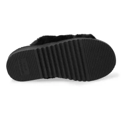 Women's Sonoma Goods For Life® Faux Fur Slide Slipper with Backstrap -Sonoma Goods For Life Sales 4797542 ALT3