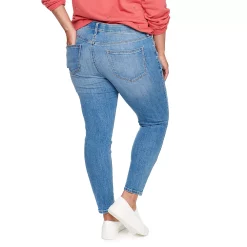 Plus Size Sonoma Goods For Life® Premium Mid-Rise Skinny Jeans -Sonoma Goods For Life Sales 4916151 ALT