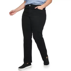 Plus Size Sonoma Goods For Life® Premium Elastic-Waist Midrise Straight-Leg Jeans -Sonoma Goods For Life Sales 4988856 Park