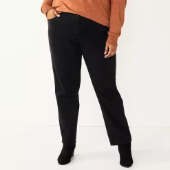 Plus Size Sonoma Goods For Life® Premium Mid-Rise Curvy Straight-Leg Jeans -Sonoma Goods For Life Sales 4989903 Park