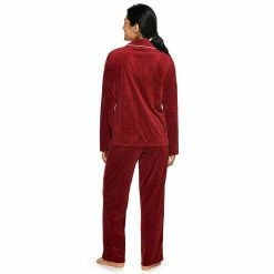Women's Sonoma Goods For Life® Velour Long Sleeve Pajama Shirt & Pajama Pants Sleep Set 20 Women's Sonoma Goods For Life® Velour Long Sleeve Pajama Shirt & Pajama Pants Sleep Set -Sonoma Goods For Life Sales 5033010 ALT