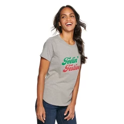 Women's Sonoma Goods For Life® Short Sleeve Holiday Graphic Tee 26 Women's Sonoma Goods For Life® Short Sleeve Holiday Graphic Tee -Sonoma Goods For Life Sales 5180762 Feelin Fefstive