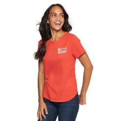 Women's Sonoma Goods For Life® Short Sleeve Holiday Graphic Tee 21 Women's Sonoma Goods For Life® Short Sleeve Holiday Graphic Tee -Sonoma Goods For Life Sales 5180762 Merry Red Chest