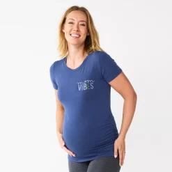 Maternity Sonoma Goods For Life® Fitted Crewneck Graphic Tee -Sonoma Goods For Life Sales 5237042 Mom Vibes