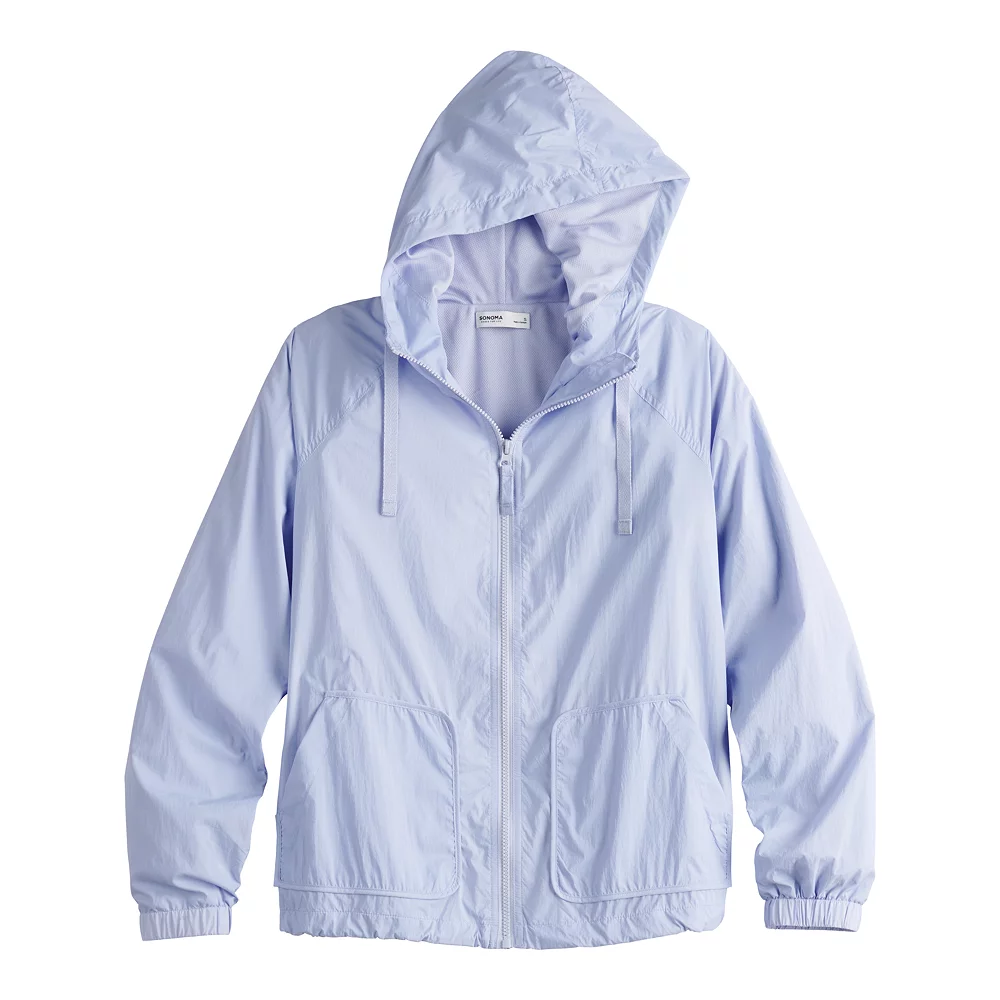 Women's Sonoma Goods For Life® Hooded Rain Jacket 4 Women's Sonoma Goods For Life® Hooded Rain Jacket - Image 4