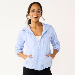 Women's Sonoma Goods For Life® Hooded Rain Jacket 6 Women's Sonoma Goods For Life® Hooded Rain Jacket -Sonoma Goods For Life Sales 5302626 Light Purple Blue