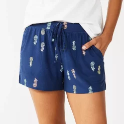 Women's Sonoma Goods For Life® Pajama Shorts -Sonoma Goods For Life Sales 5490352 Navy Pineapple