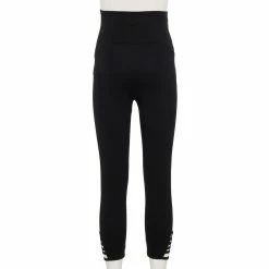 Maternity Sonoma Goods For Life® Over-The-Belly Cropped Lattice Leggings -Sonoma Goods For Life Sales 5519817 ALT