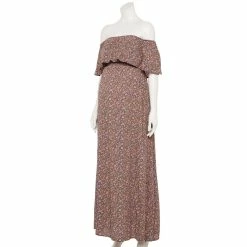 Maternity Sonoma Goods For Life® Ruffled Off-The-Shoulder Maxi Print Dress 6 Maternity Sonoma Goods For Life® Ruffled Off-The-Shoulder Maxi Print Dress -Sonoma Goods For Life Sales 5526627 Navy Pink Floral
