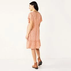 Maternity Sonoma Goods For Life® Flutter-Sleeve Tiered Dress 9 Maternity Sonoma Goods For Life® Flutter-Sleeve Tiered Dress -Sonoma Goods For Life Sales 5549577 ALT