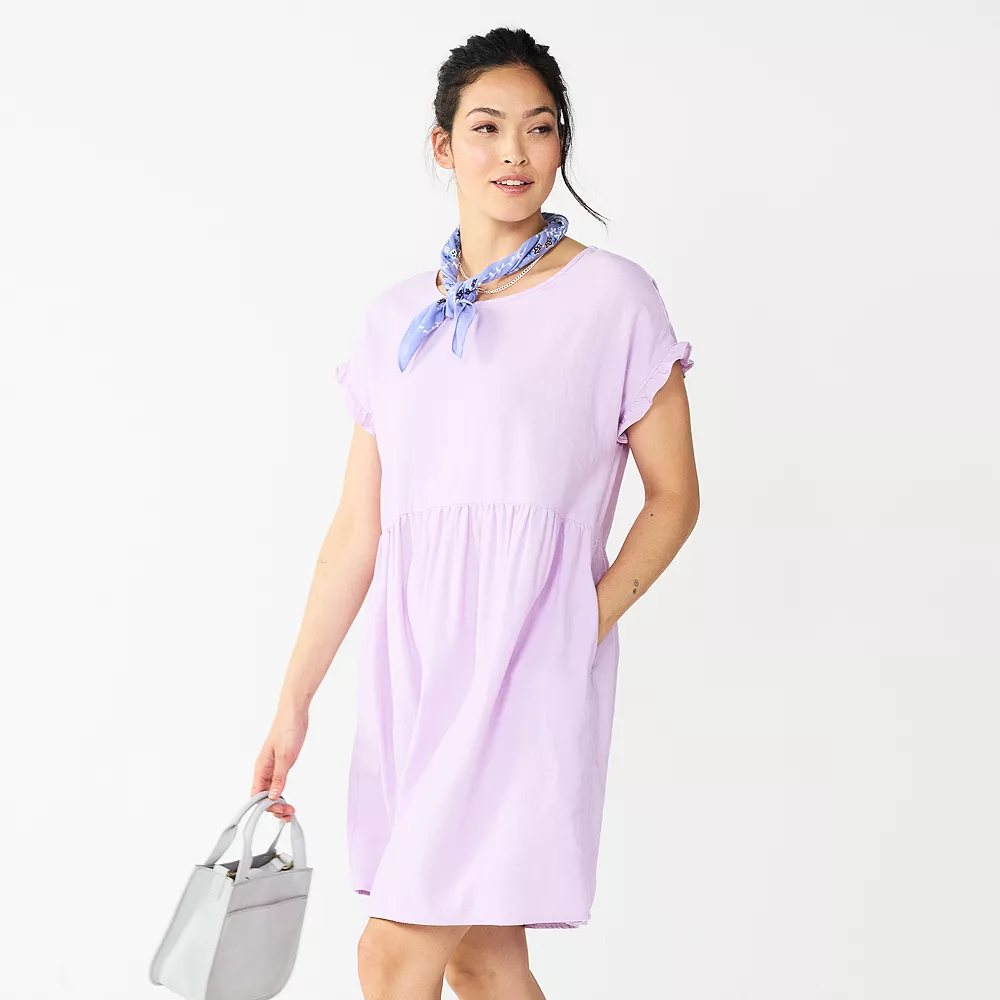 Women's Sonoma Goods For Life® Short Sleeve Popover Dress 3 Women's Sonoma Goods For Life® Short Sleeve Popover Dress - Image 3