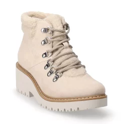 Sonoma Goods For Life® Lumbar Women's Wedge Hiker Boots -Sonoma Goods For Life Sales 5622780 Cream