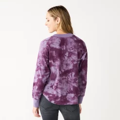 Women's Sonoma Goods For Life® Mockneck Waffle Top -Sonoma Goods For Life Sales 5672315 ALT