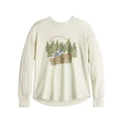 Women's Sonoma Goods For Life® Mockneck Waffle Top -Sonoma Goods For Life Sales 5672315 ALT5