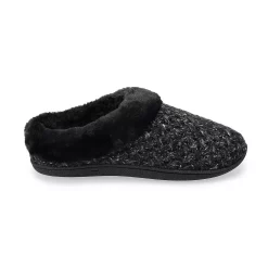 Women's Sonoma Goods For Life® Cozy Knit Clog Marled Basket Weave Slippers -Sonoma Goods For Life Sales 5697308 ALT