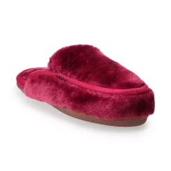 Sonoma Goods For Life® Women's Faux Fur Moccasin Slippers -Sonoma Goods For Life Sales 5697313 Rhubarb