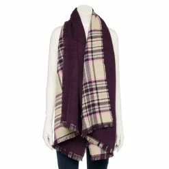 Women's Sonoma Goods For Life® Oblong Reversible Scarf -Sonoma Goods For Life Sales 5731216 Purple