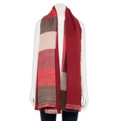 Women's Sonoma Goods For Life® Oblong Reversible Scarf -Sonoma Goods For Life Sales 5731216 Wine
