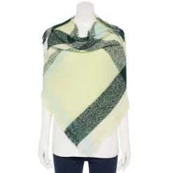 Women's Sonoma Goods For Life® Slub Yarn Boucle Triangle Scarf -Sonoma Goods For Life Sales 5731416 Green