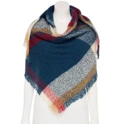 Women's Sonoma Goods For Life® Slub Yarn Boucle Triangle Scarf -Sonoma Goods For Life Sales 5731416 Navy