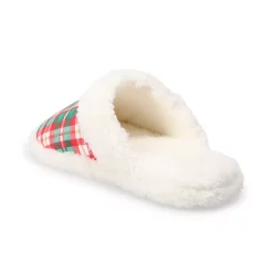 Women's Jammies For Your Families® Plaid Scruff Slippers -Sonoma Goods For Life Sales 5743976 ALT2