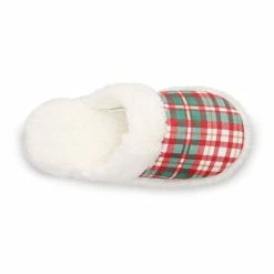 Women's Jammies For Your Families® Plaid Scruff Slippers -Sonoma Goods For Life Sales 5743976 ALT4