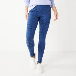 Women's Sonoma Goods For Life® Midrise Leggings -Sonoma Goods For Life Sales 6120748 Navy Geo Floral