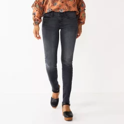 Women's Sonoma Goods For Life® Supersoft Stretch Midrise Skinny Jeans 12 Women's Sonoma Goods For Life® Supersoft Stretch Midrise Skinny Jeans -Sonoma Goods For Life Sales 6124976 Gray Raw Hem